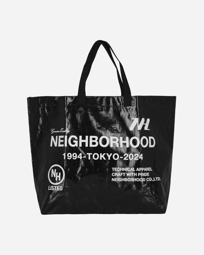 Neighborhood Logo Flexible Bag-l - Black