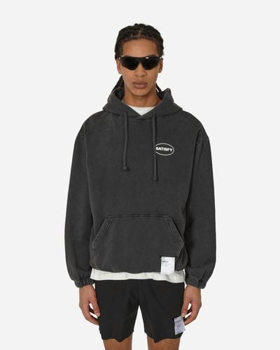 Satisfy Softcell Hooded Sweatshirt Aged - Black