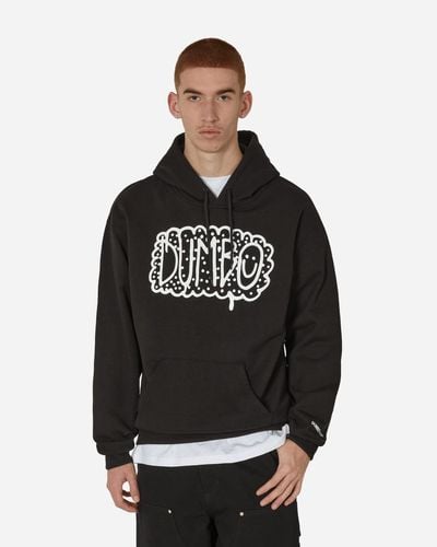 Iuter Dumbo Milano Imperfecta Hooded Sweatshirts - Black
