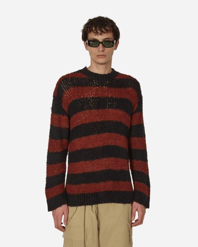 Junya Watanabe Striped Sweater / Brown - Red
