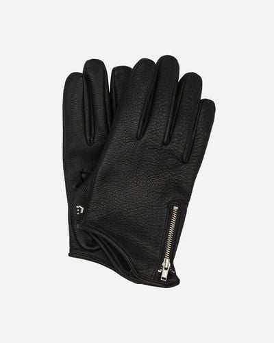 Neighborhood Lordz Of Brooklyn Leather Gloves - Black