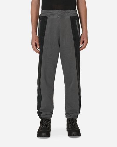 SLAM JAM Panel Sweatpants Gray / Black