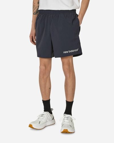 New Balance Archive Stretch Woven Shorts Eclipse - Blue