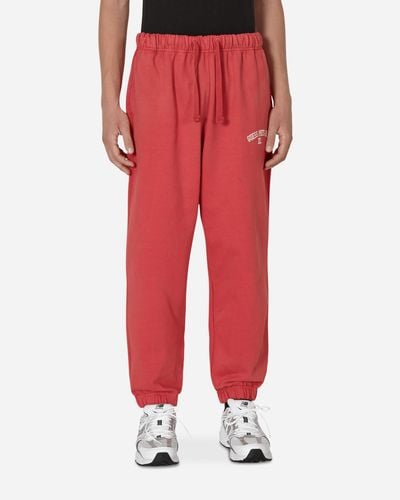 Guess USA Washed Terry Sweatpants Red