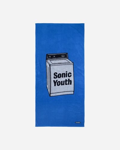 Pleasures Sonic Youth Washing Machine Towel - Blue