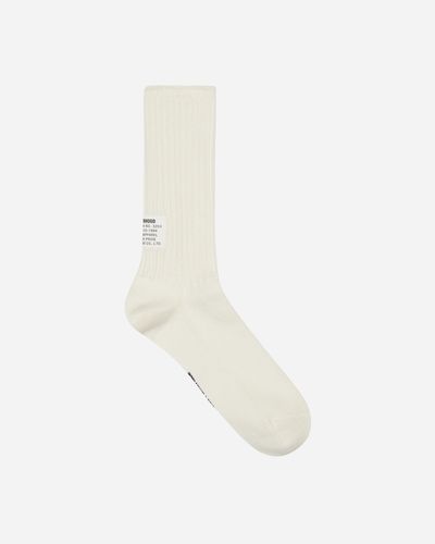 Neighborhood Rib Socks Off - White