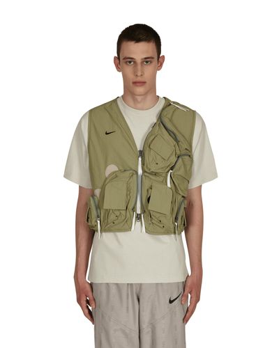 Nike Ispa Utility Vest Medium Khaki L - Green