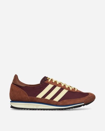 adidas Sl 72 Trainers Maroon / Almost Yellow / Preloved Brown