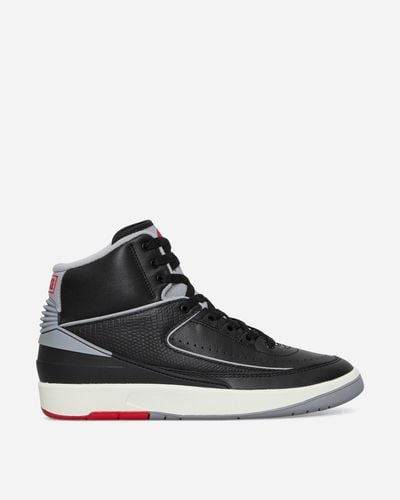 Nike Air Jordan 2 Retro Trainers Black / Cement Grey