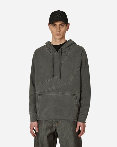 LUEDER Sash Hooded Sweatshirt - Grey