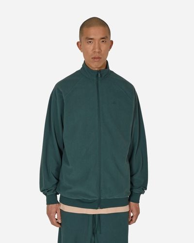 adidas Basketball Brushed Track Top Mineral Green