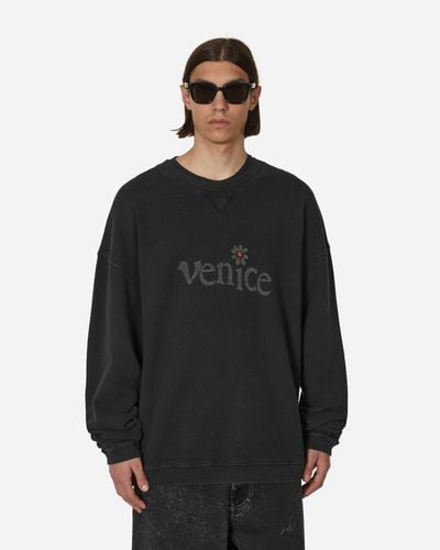 ERL Venice Crewneck Sweatshirt - Black