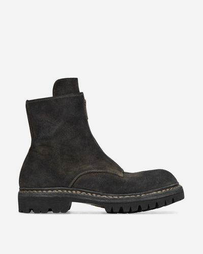 Undercover Guidi Centre Zip Boots Charcoal - Black