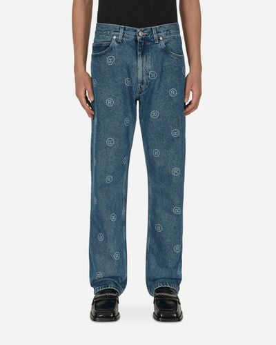 Martine Rose Relaxed Fit Jeans - Blue