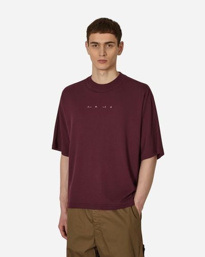 Stone Island Shadow Project Graphic T-shirt - Red