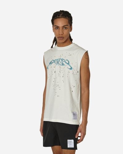 Satisfy Mothtech Muscle T-shirt Off - White