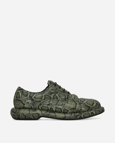 Clarks Martine Rose Leather Oxford Snake - Green