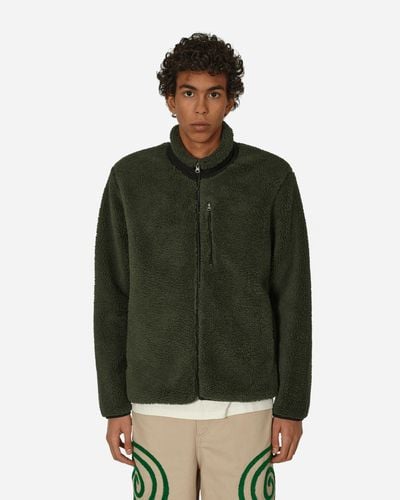 Museum of Peace & Quiet Mopq Sherpa Jacket Forest - Green