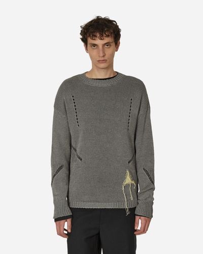 Roa Hemp Crewneck Sweater Gray