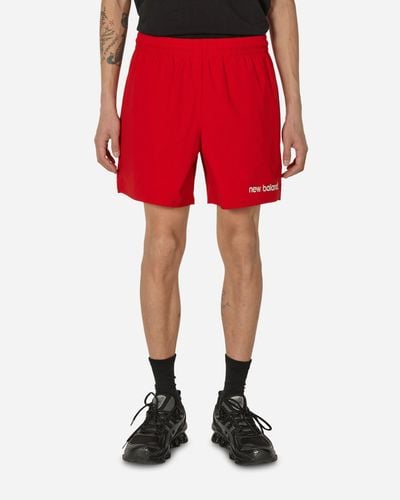 New Balance Archive Stretch Woven Shorts Team - Red