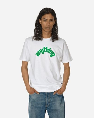 Anything Curved Logo T-shirt White / Green