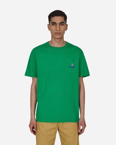 Noah Florist Pocket T-shirt - Green