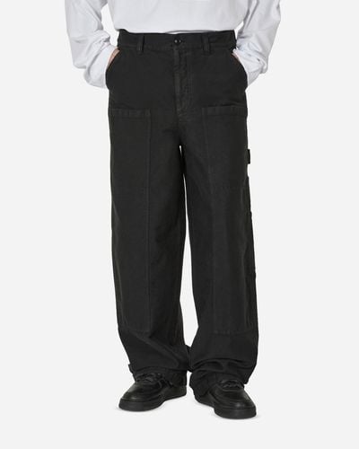 Dries Van Noten Loose Patch Pockets Trousers - Black