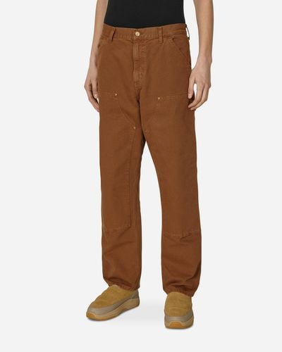Carhartt Double Knee Trousers - Brown