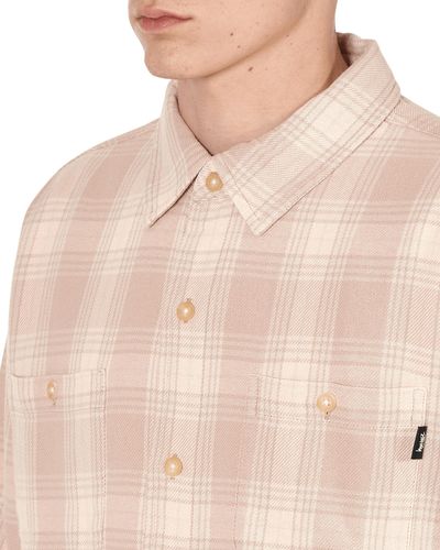 stussy beach plaid shirt