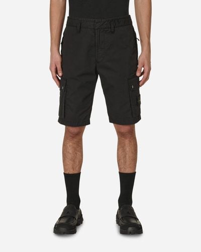 Stone Island Slim Fit Cargo Shorts - Black