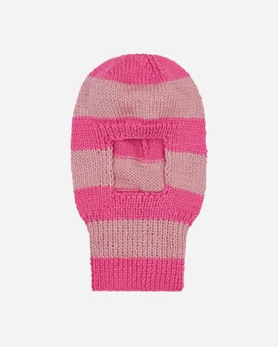 Sky High Farm Hand Knit Pig Balaclava - Pink