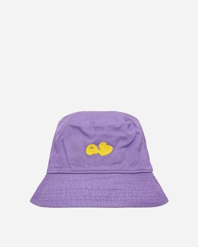 Acne Studios Bubble Logo Bucket Hat - Purple