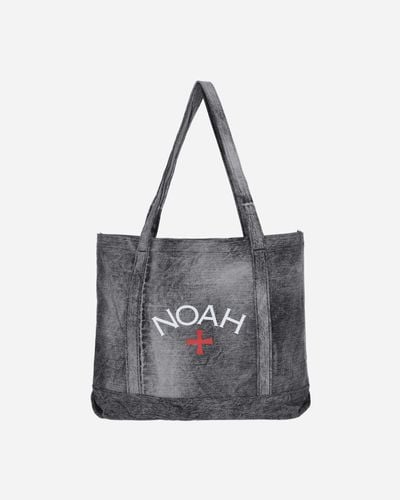 Noah Denim Core Logo Tote Bag Acid Wash - Grey