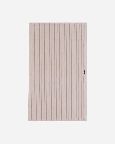 Tekla Striped Hand Towel Sienna Stripes - Natural