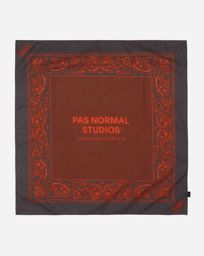 Pas Normal Studios Off-race Bandana Fossil - Red