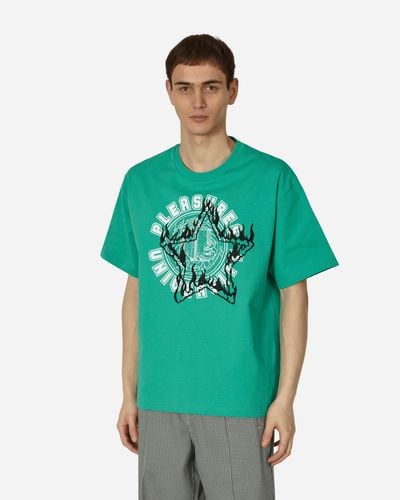 Pleasures College Heavyweight T-shirt - Green