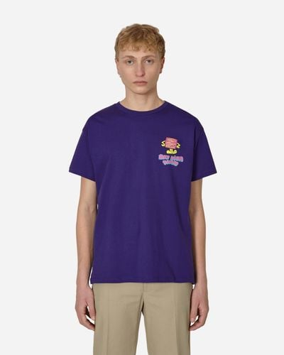 Sky High Farm Flatbush Printed T-shirt - Purple