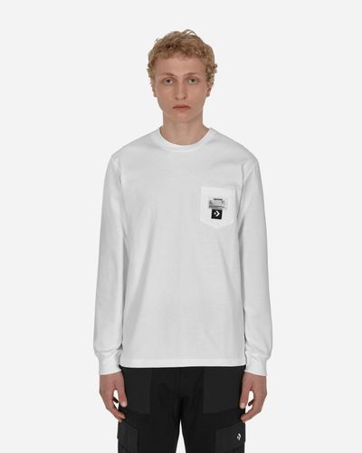 Converse Joshua Vides Longsleeve Pocket T-shirt - White