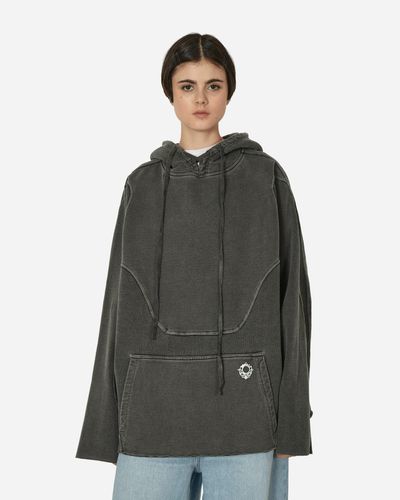 LUEDER Kim Soft Armour Hoodie Charcoal - Green