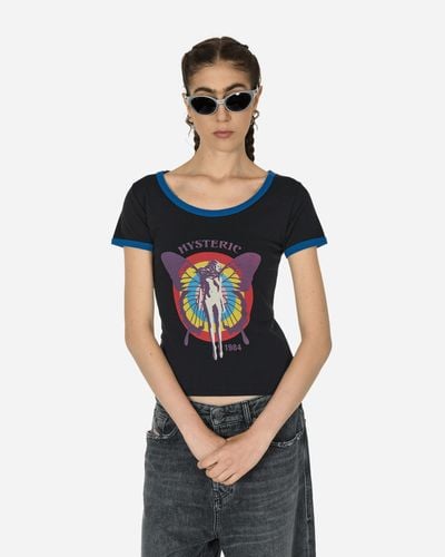 Hysteric Glamour Hysteric Butterfly T-shirt - Blue