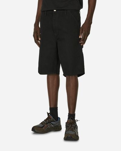 Carhartt Single Knee Shorts (rinsed) - Black