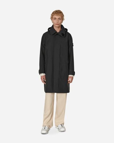 Stone Island Shadow Project Long Gore-tex Trench Coat - Black