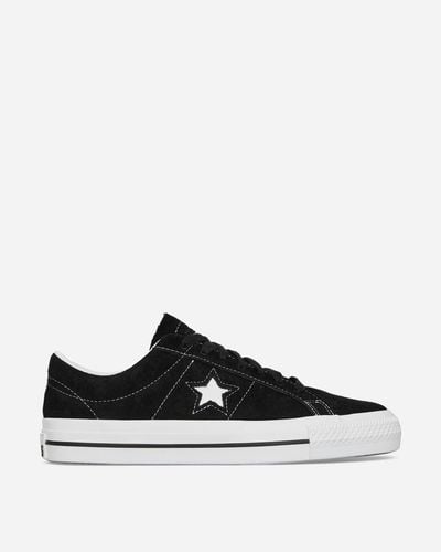 Converse One Star Suede Low-top Trainers - Black