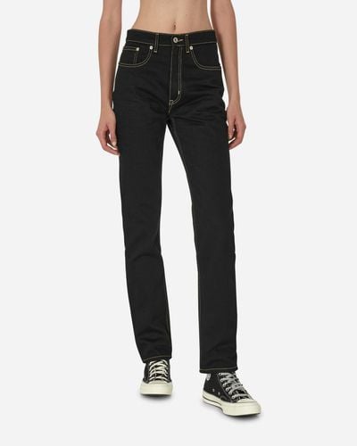 KENZO Bara Slim Fit Jeans Rinse - Black