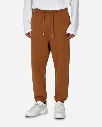 Nike Wordmark Fleece Pants Light British Tan - Brown