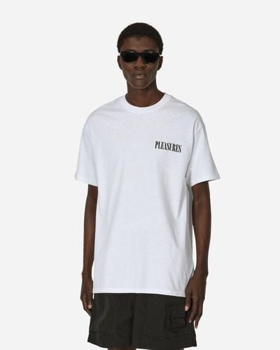 Pleasures Vertical T-shirt - White