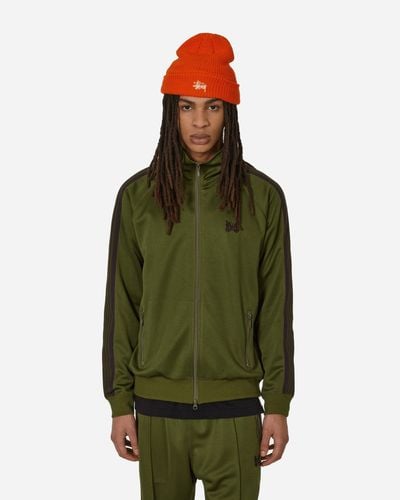Needles Poly Smooth Track Jacket Olive - Green