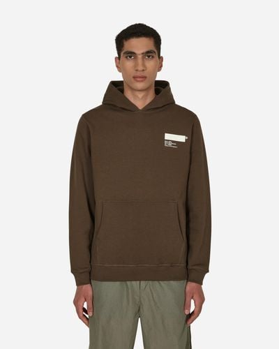AFFXWRKS Standardised Hooded Sweatshirt Brown