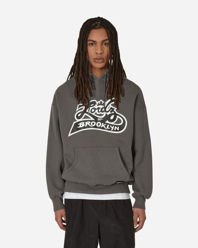 Neighborhood Lordz Of Brooklyn Hooded Sweatshirt Charcoal - Grey