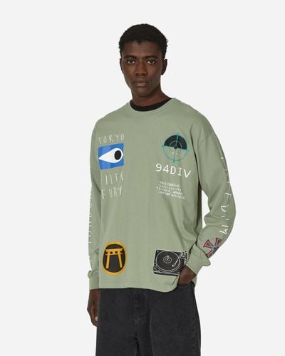 Neighborhood Ls-10 Longsleeve T-shirt Sage - Green